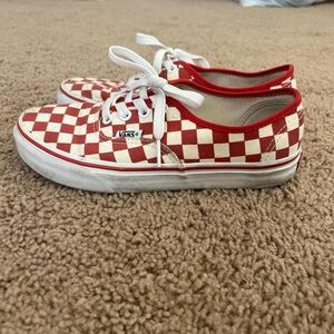 Red and White Checkered Vans